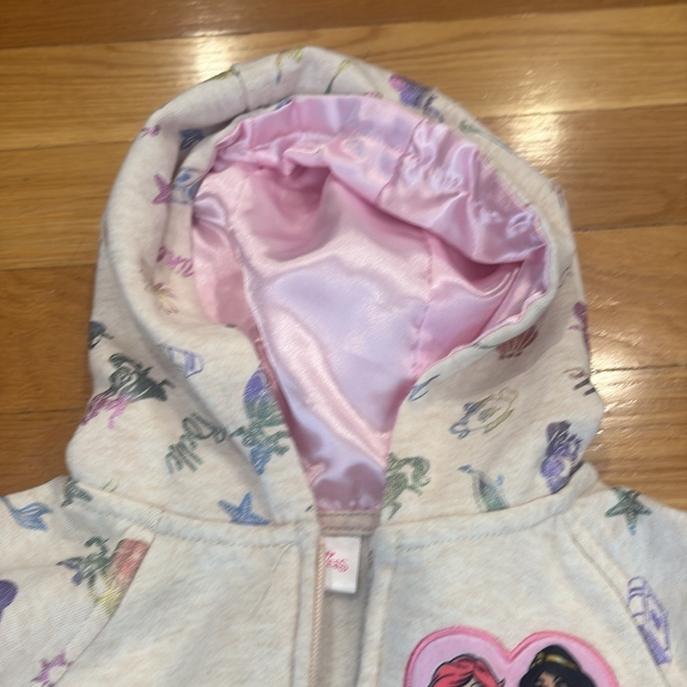 Kids Graphic Hoodie with Pink Accents - Picture 4 of 4